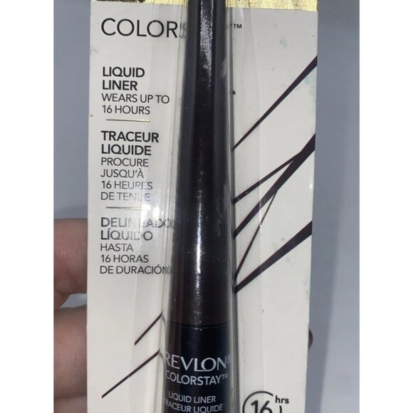 NEW Revlon ColorStay Liquid Eyeliner 252 Black Brown 16HR Waterproof Eye Liner - Picture 6 of 9
